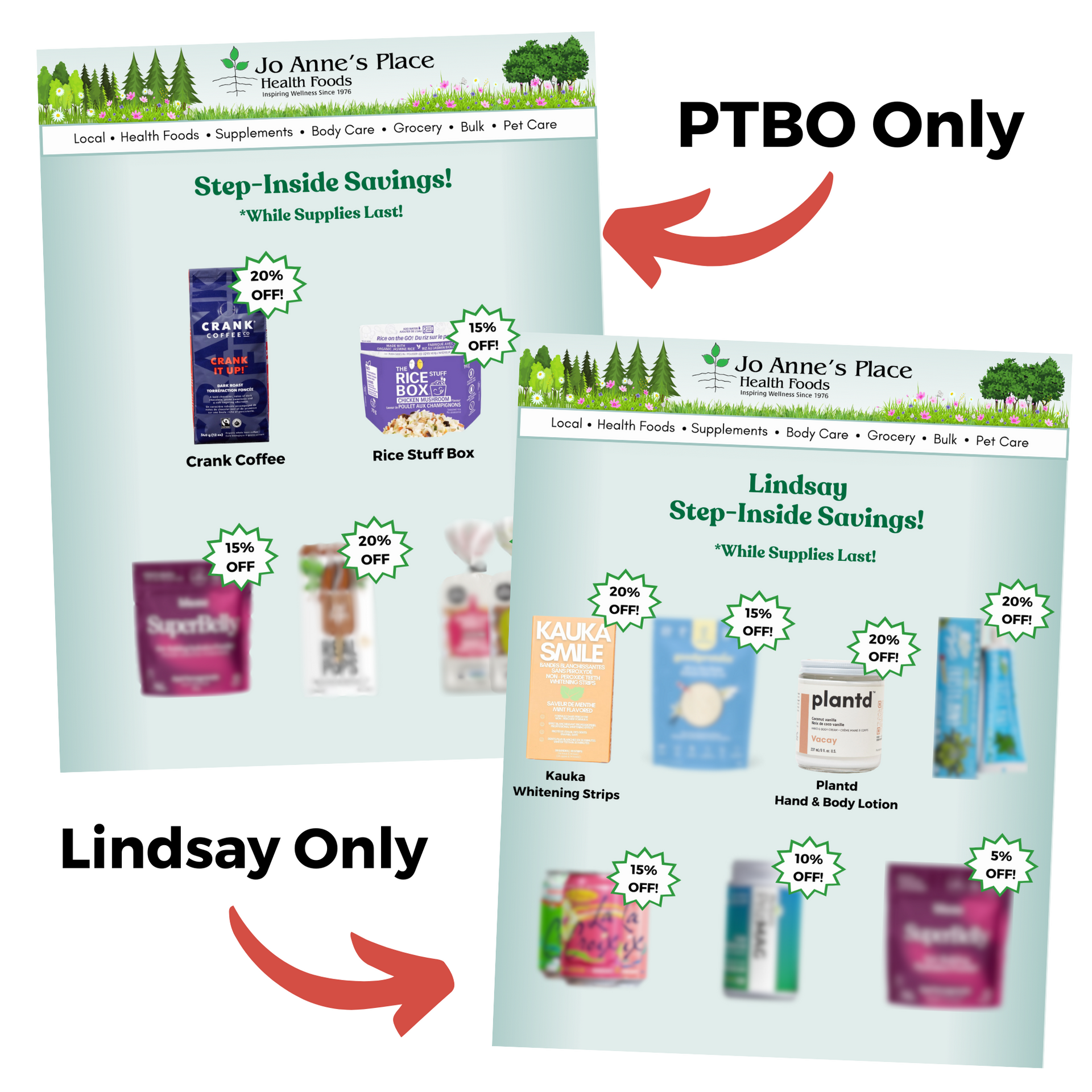Step-Inside Savings Flyer for May