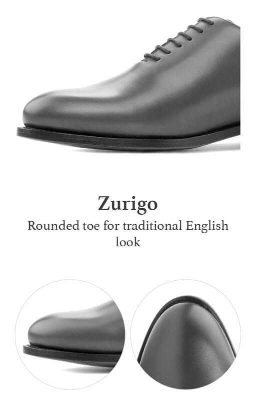 Zurigo: rounded toe for traditional English look