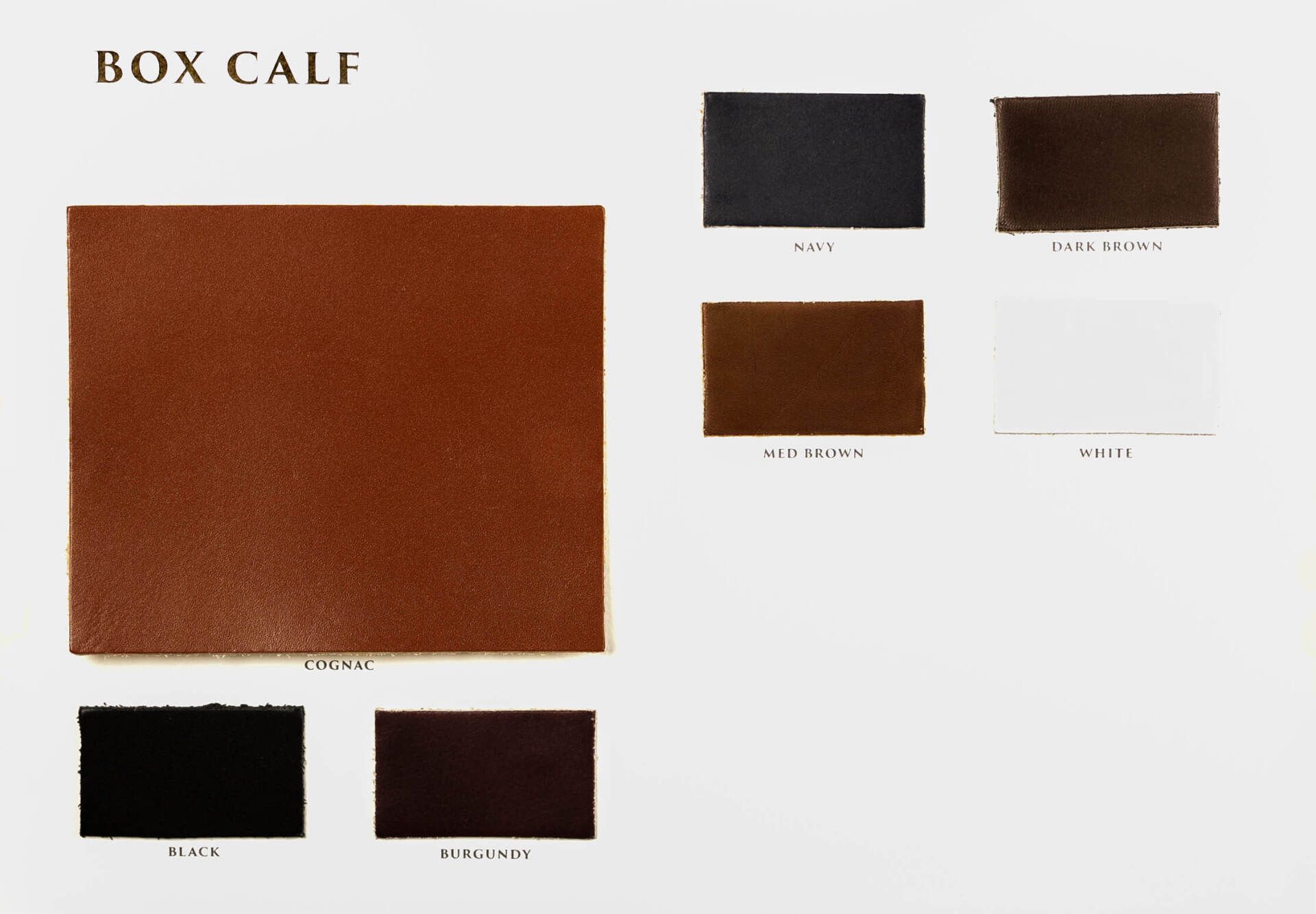 box calf leather examples