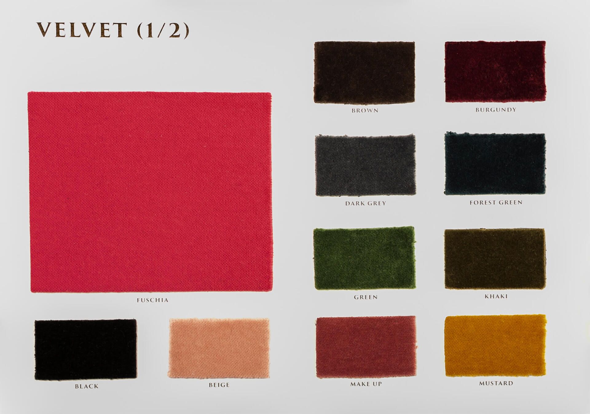 velvet examples