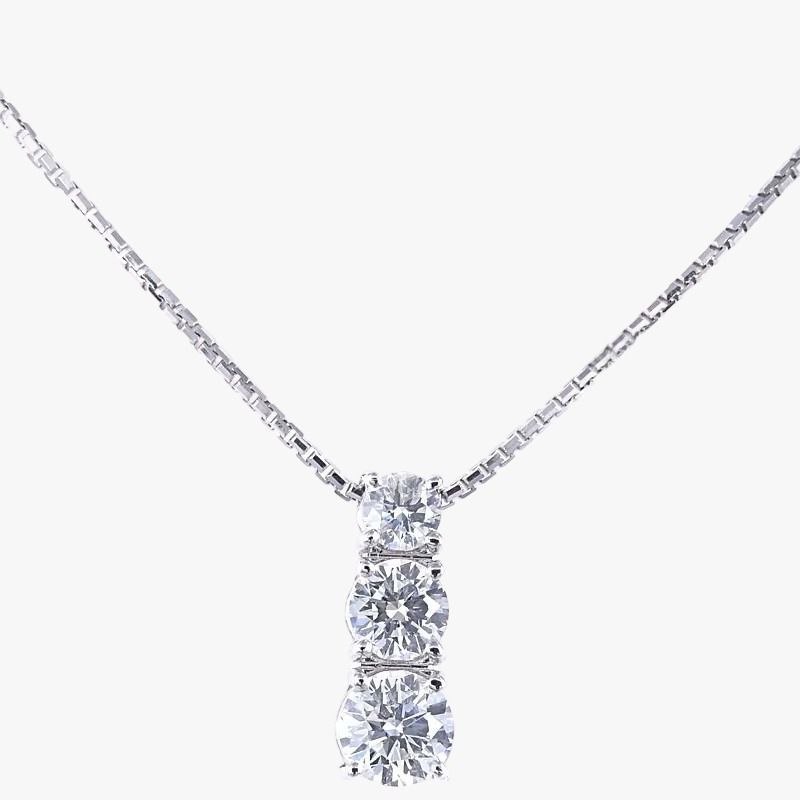 pendente con diamanti