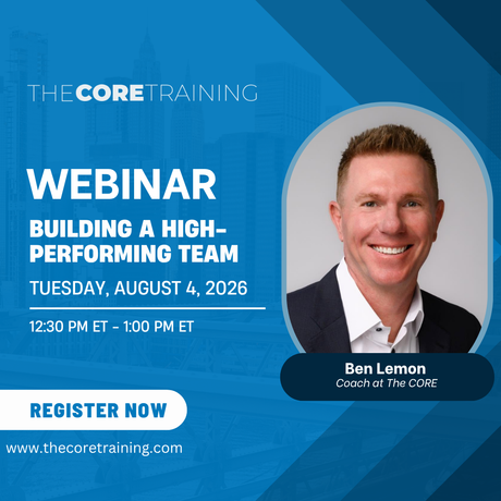 Webinar promo: “The Discipline Behind Massive Results” with Roger Kube, blue background and register now button
