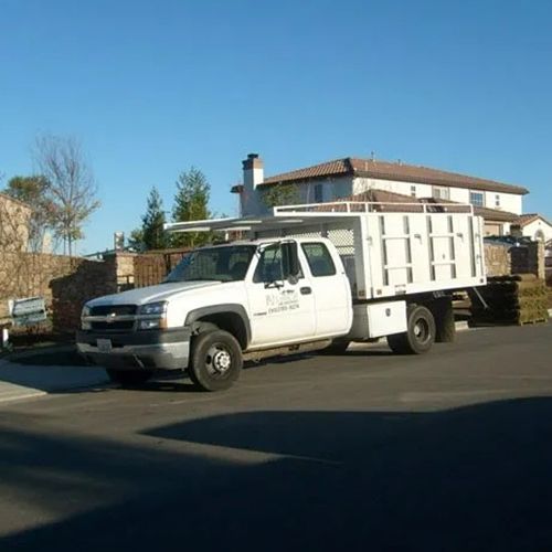 Service Truck — Riverside, CA — Paz Landscape and Concrete