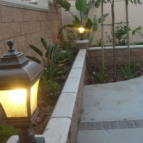 Plants and Garden Lights — Riverside, CA — Paz Landscape and Concrete