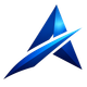 Blue stylized