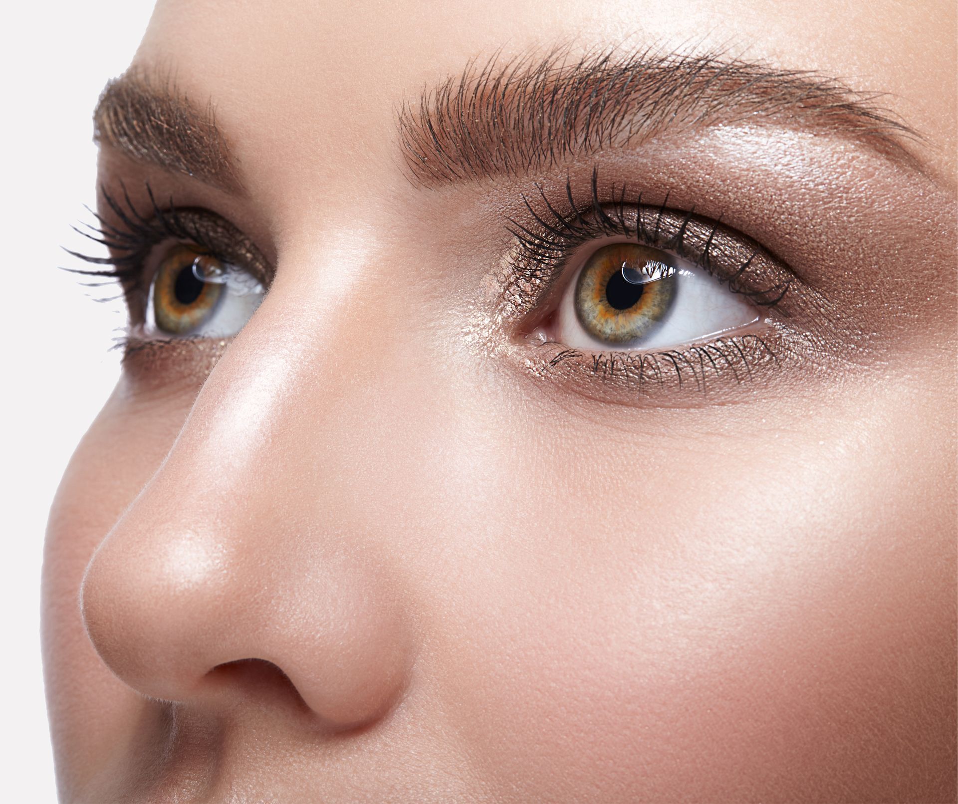 Closeup to woman face.