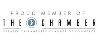 The logo for the greater tallahassee chamber of commerce is a proud member of the chamber. - Tallahassee, FL - Jay Walker Enterprises