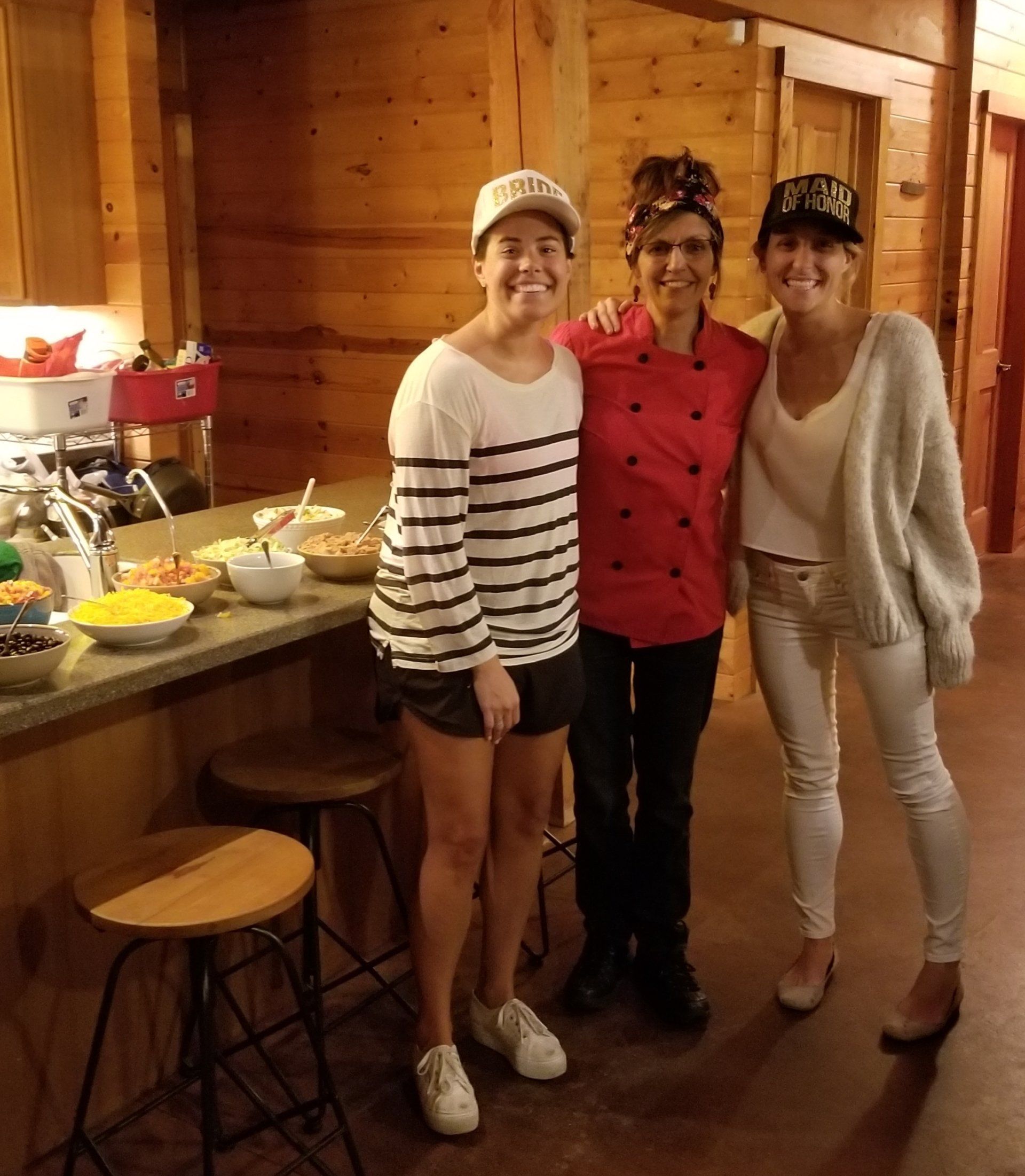 Healthy chef shell with clients