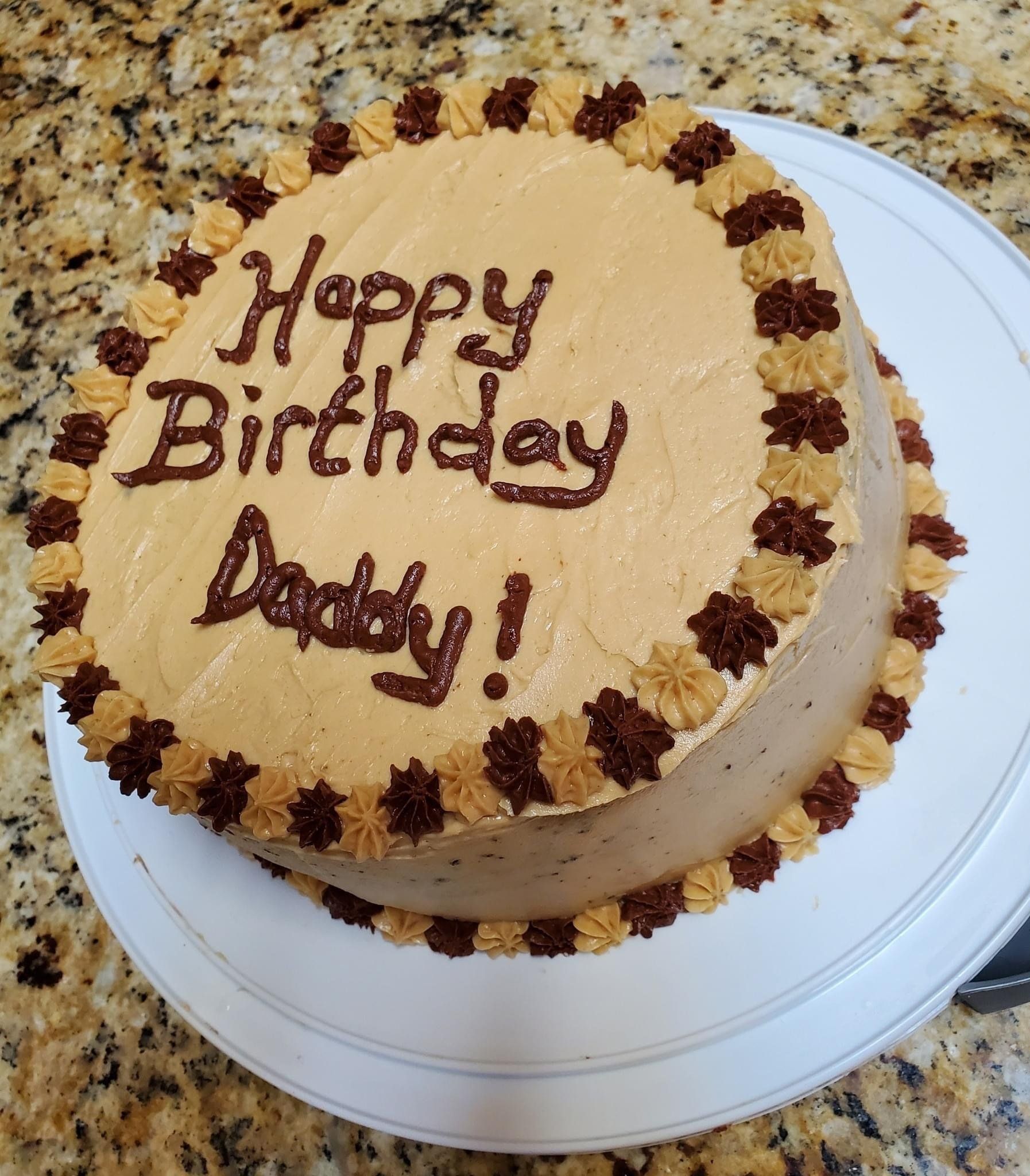 Peanut Butter Birthday cake