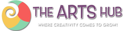 A logo for the arts hub where creativity comes to grow