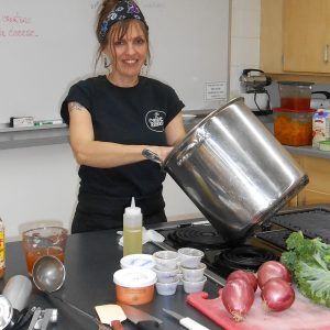 Healthy Chef Shell at UWSP Cooking Class