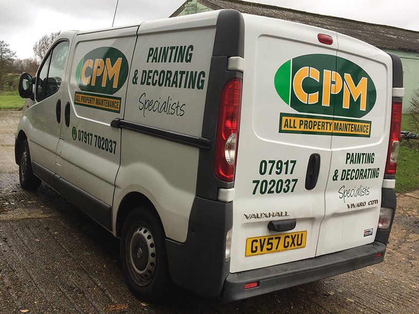 Vehicle graphics for Property Maintenance Company
