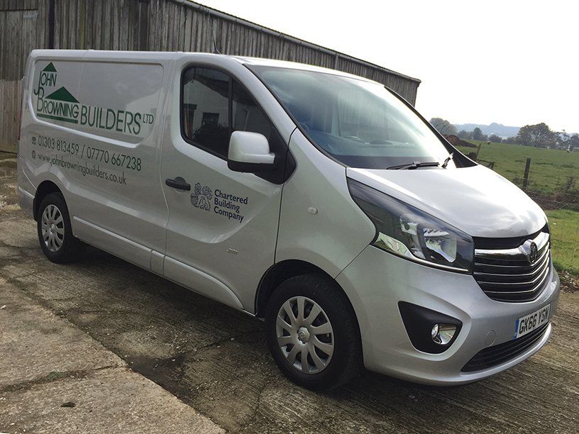 Vehicle graphics for Building Company