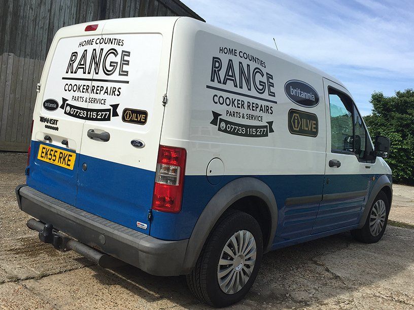 Vehicle graphics for carpet company