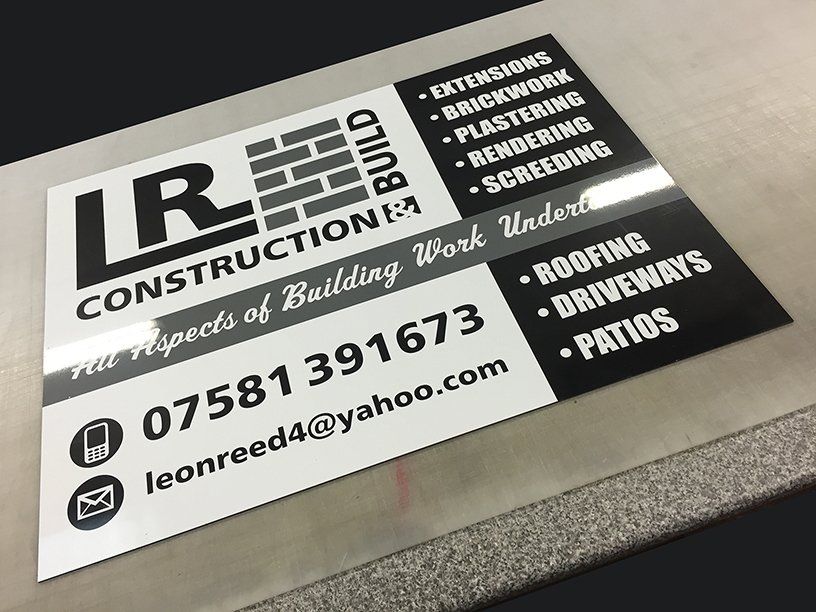 Site board for building company