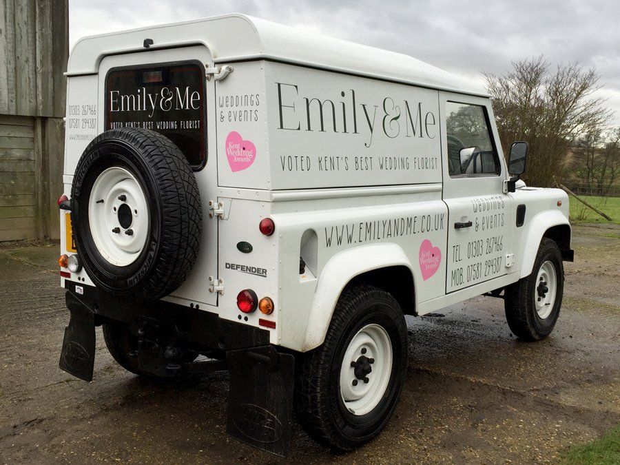 Vehicle graphics for Florist