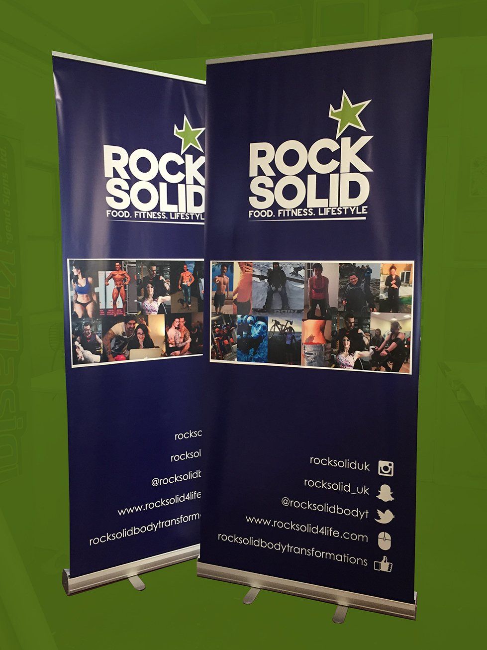 Roller Banners for Rock Solid
