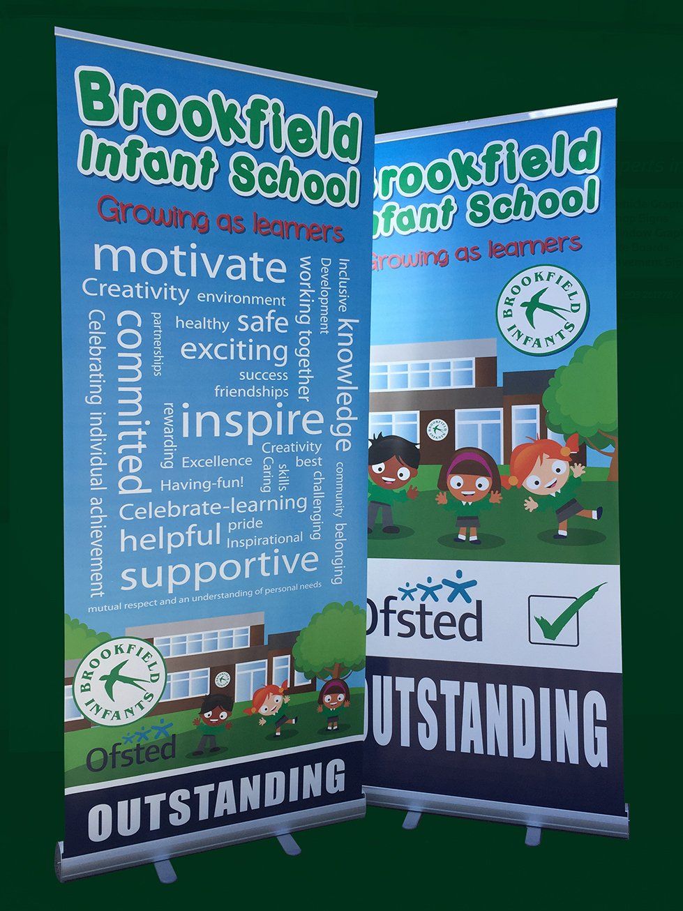 Roller Banners for Infant School