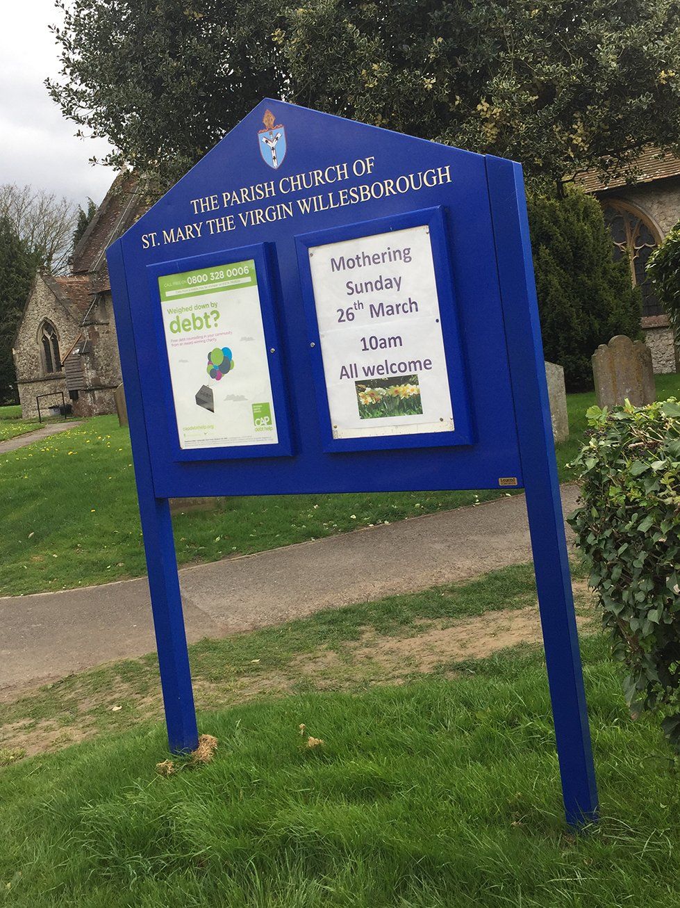 Church Noticeboard Sign