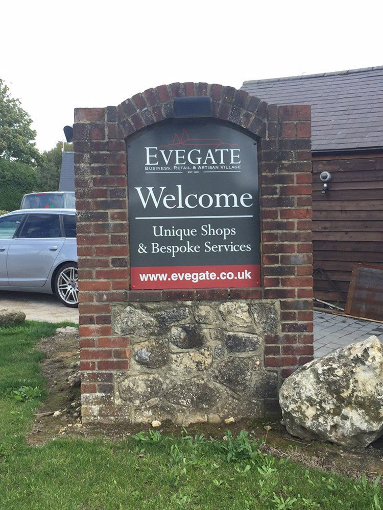 bespoke shaped wall sign