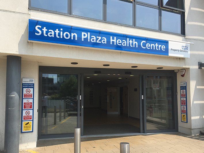 trough light illuminated sign tray