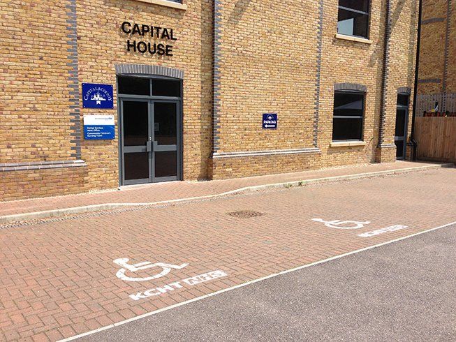 Parking bay markings