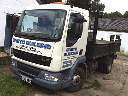 Vinyl graphics for lorry cab