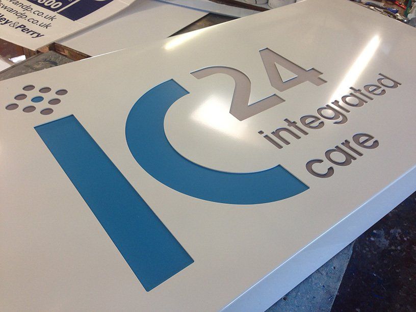 fret cut illuminated sign tray