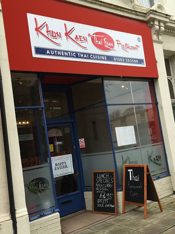 Shop sign & window graphics