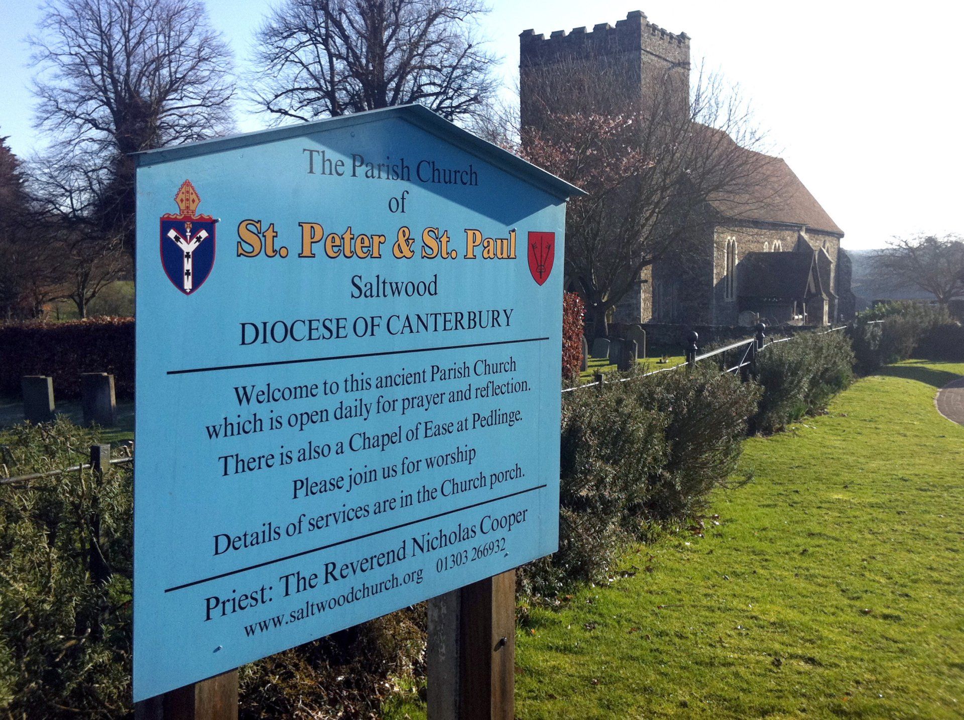 Aluminium Church Sign