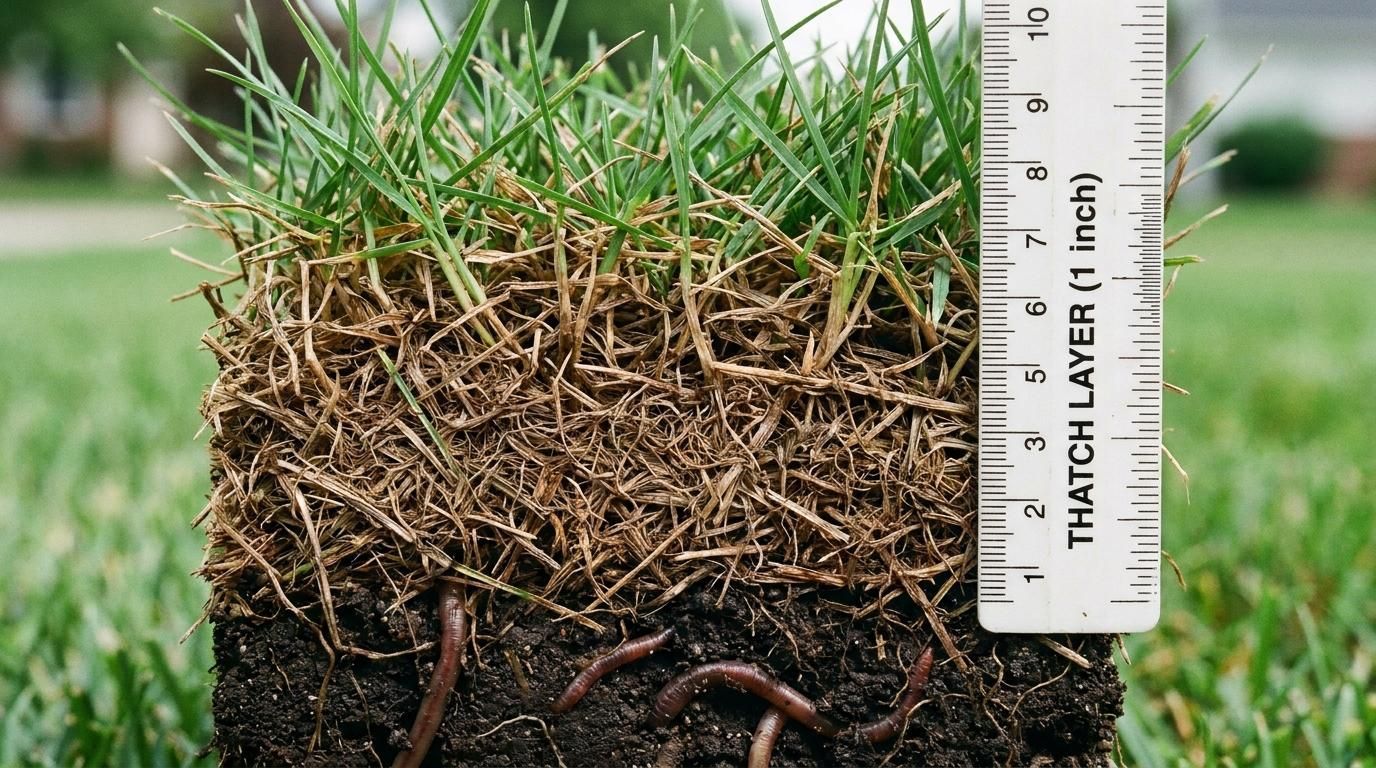 What thatch is and why it builds up