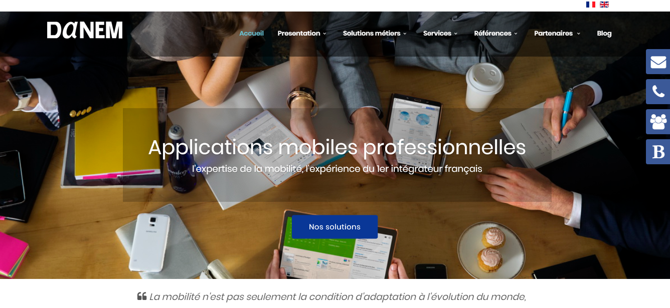 refonte site web danem