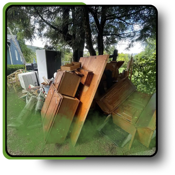 A pile of garbage