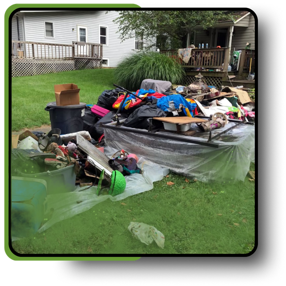 A pile of garbage