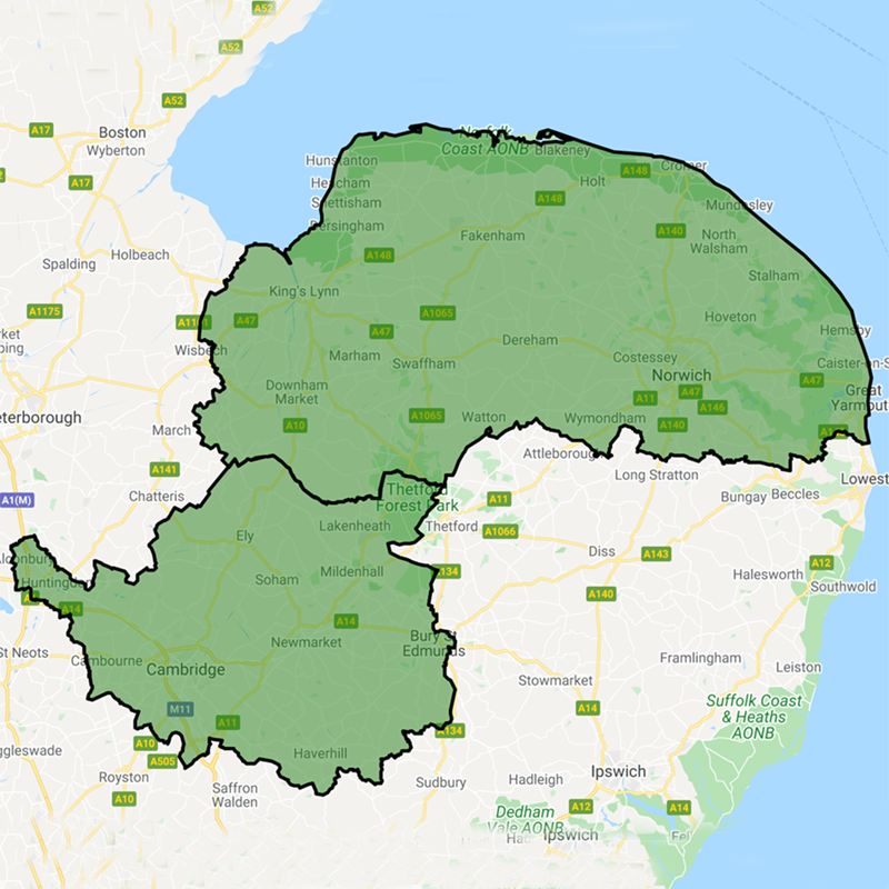 areas we cover