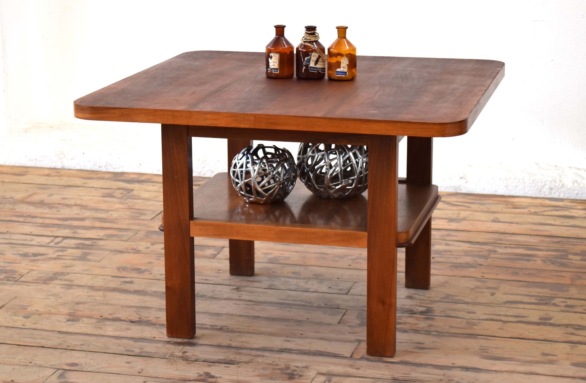 Couchtisch 1920er Antik Vintage Art Deco Holz Alt Schachtisch Spieltisch Dunkel Loft