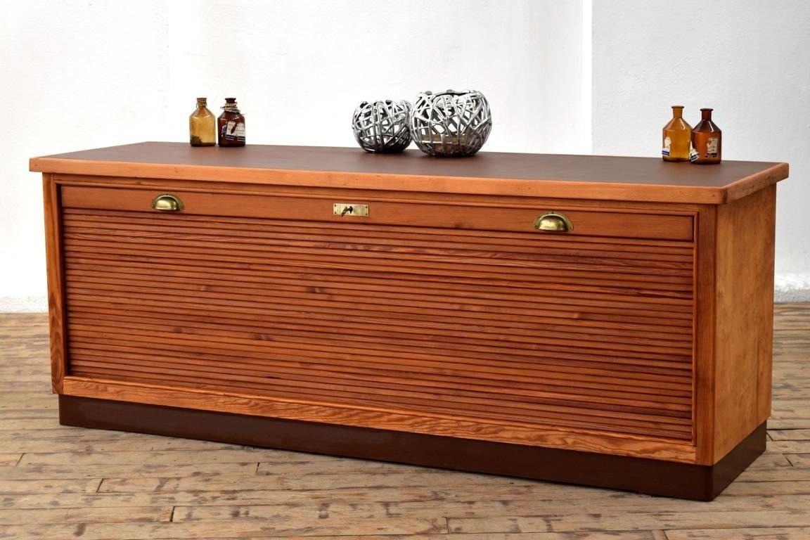 Rolladenschrank Antik Rollladenschrank Alt Vintage Kommode Sideboard Holz Büroschrank