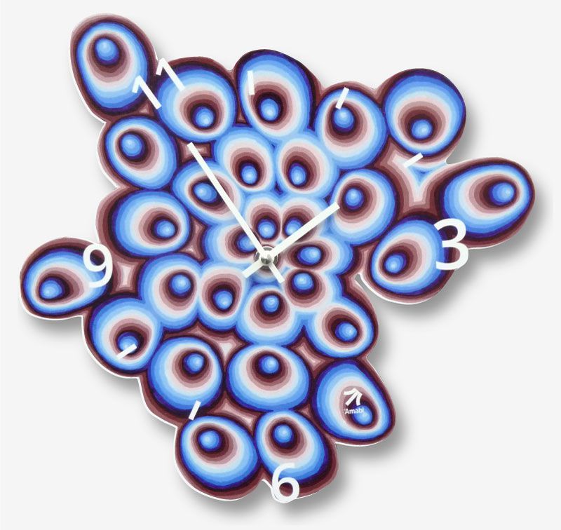 Uhr Wanduhr Amabi® Design Kunst Op Art Pop Art Vintage Loft Modern Crazy