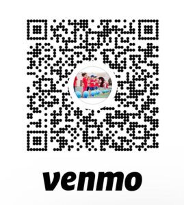 Venmo QR code linked to Playball San Diego payment page