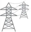 Two grey Electrical Towers With Power Lines — MBK Electrical Contractor  In Blayney, NSW