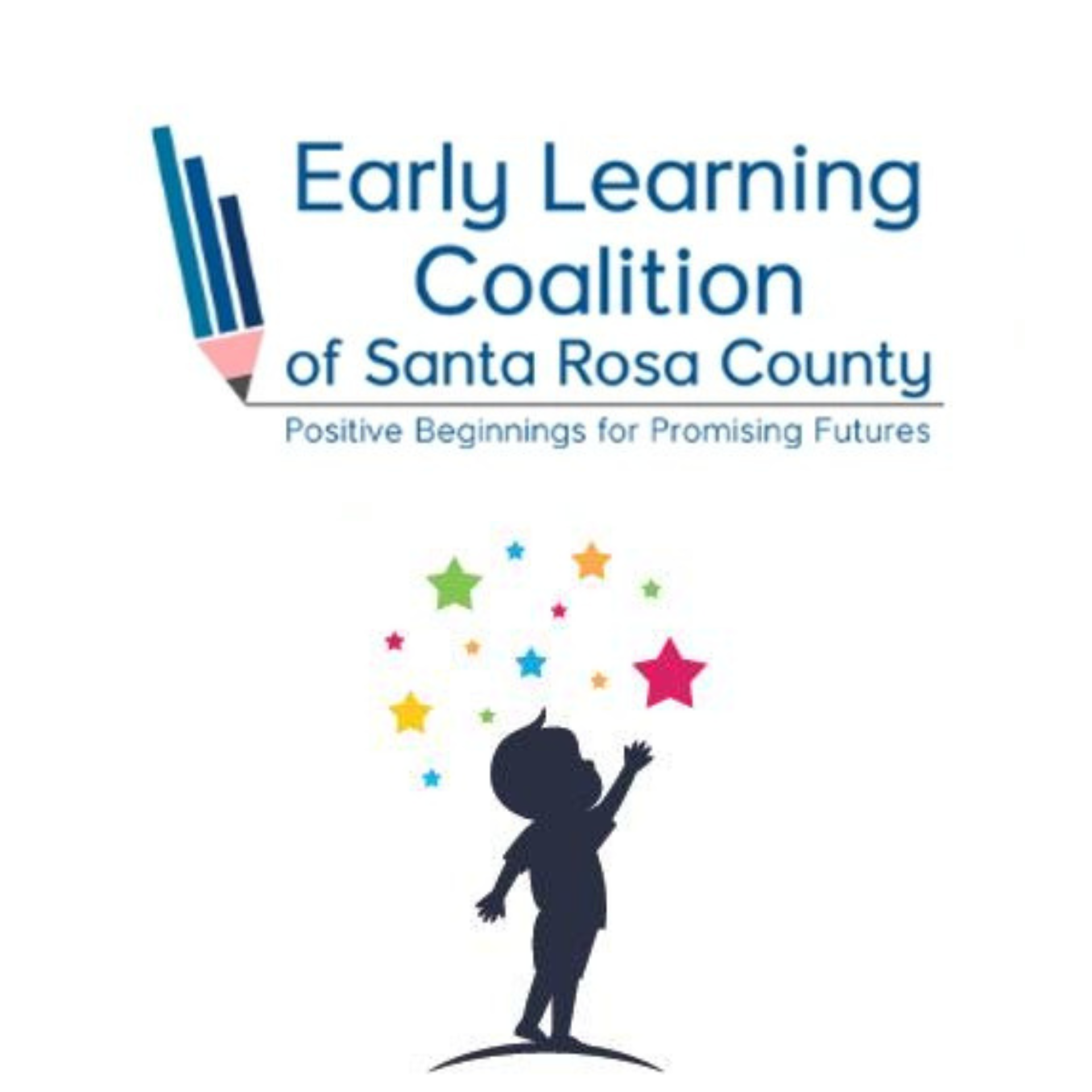 A logo for the early learning coalition of santa rosa county