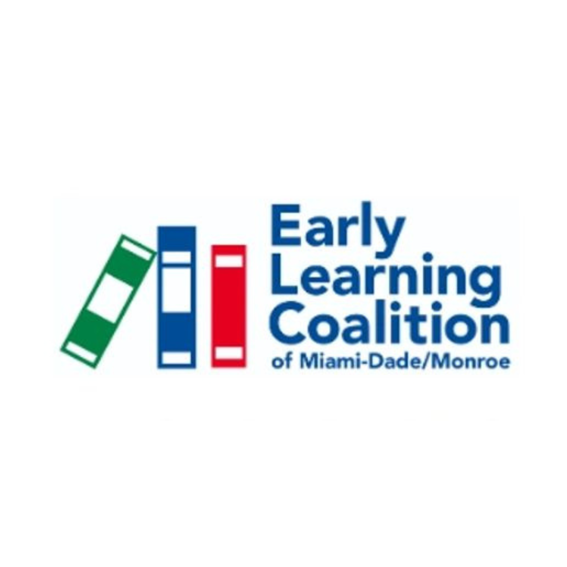 The logo for the early learning coalition of miami-dade / monroe