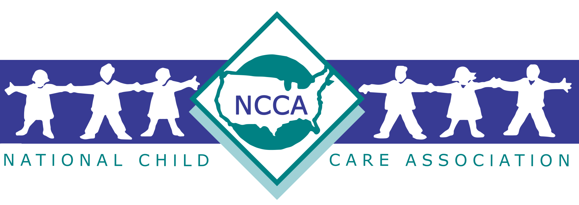 A logo for the national child care association