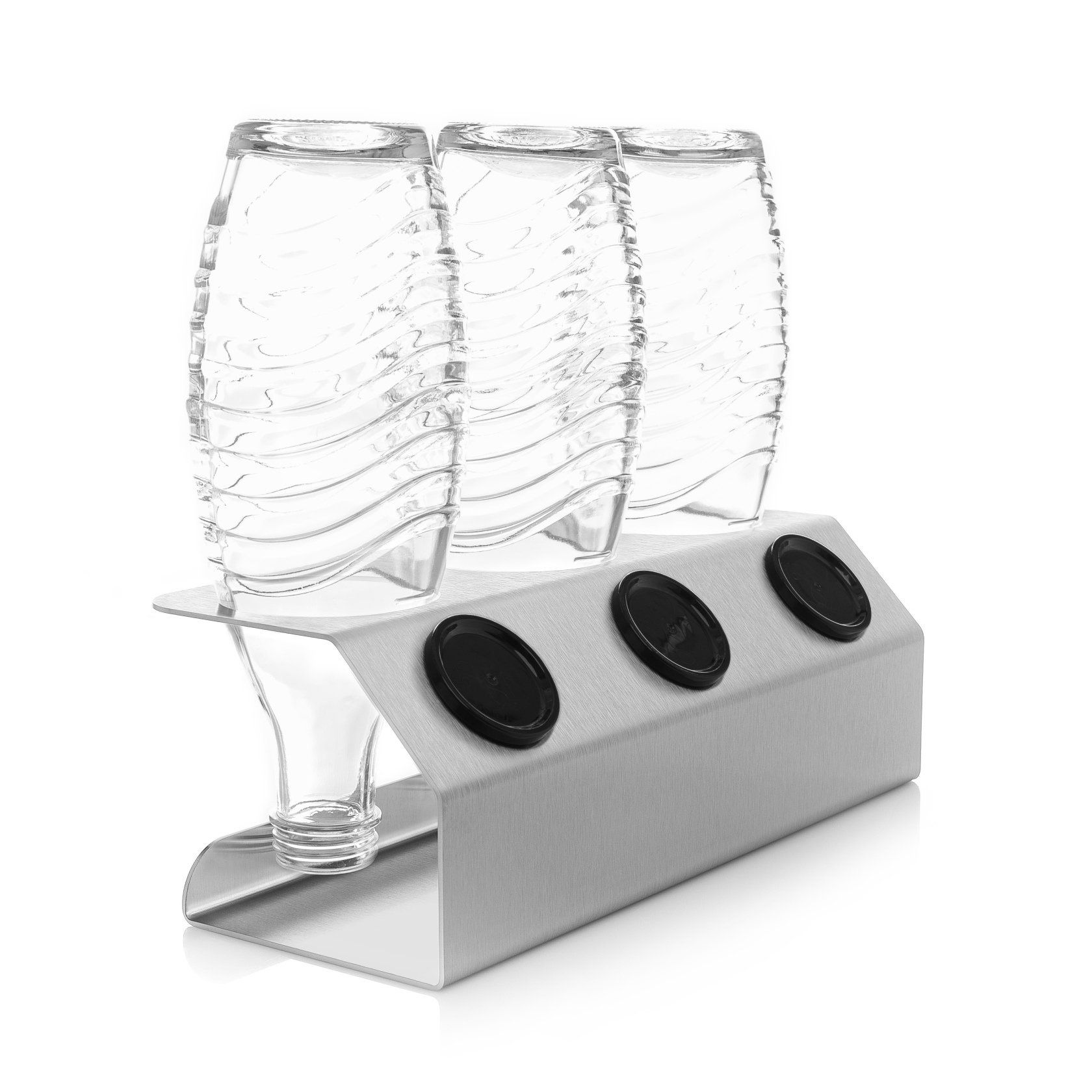 Abtropfhalter Sodastream Abtropfgestell Crystal Glasflaschen Flaschenhalter