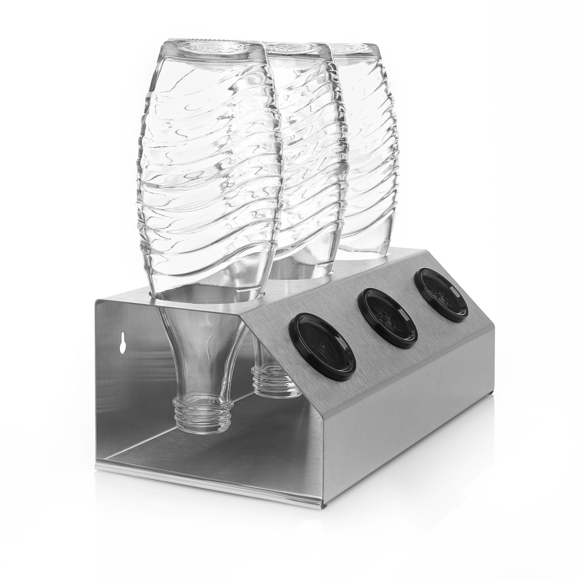 Abtropfhalter Sodastream Abtropfgestell Crystal Glasflaschen Flaschenhalter