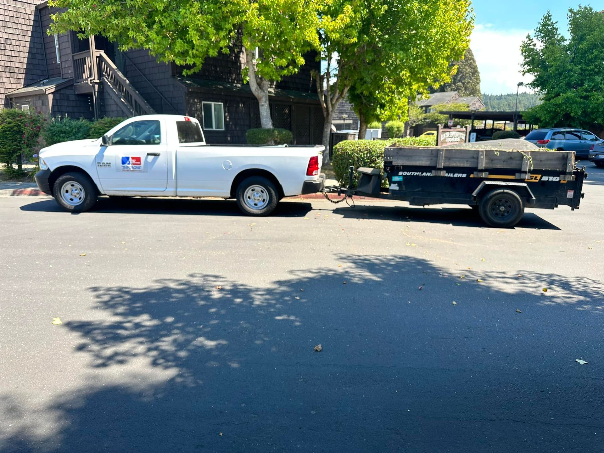 Man Cleaning The Patio Using Power Washer - Arcata, CA - Ciotti Yard Maintenance