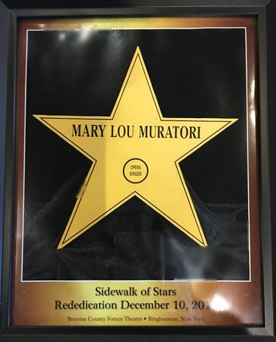 Award - Binghamton, NY - Muratori Voice Studio