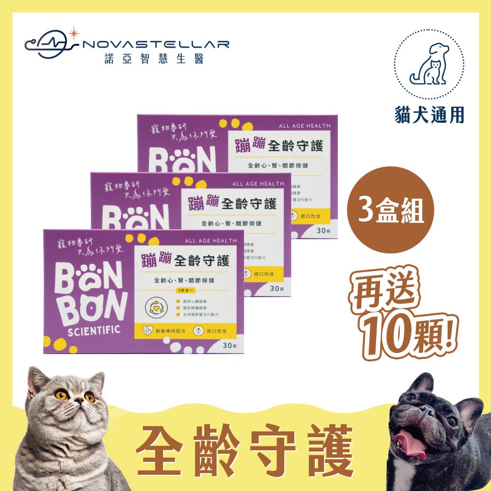 蹦蹦全齡守護3盒組 | 超值優惠價 再送10顆(贈送口味隨機)