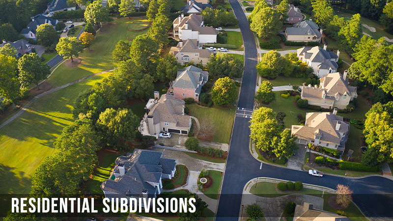 Residential Subdivisions