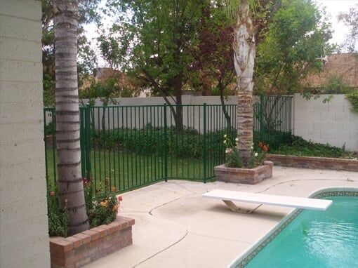 Pool — Green Pool Fence in Mesa, AZ